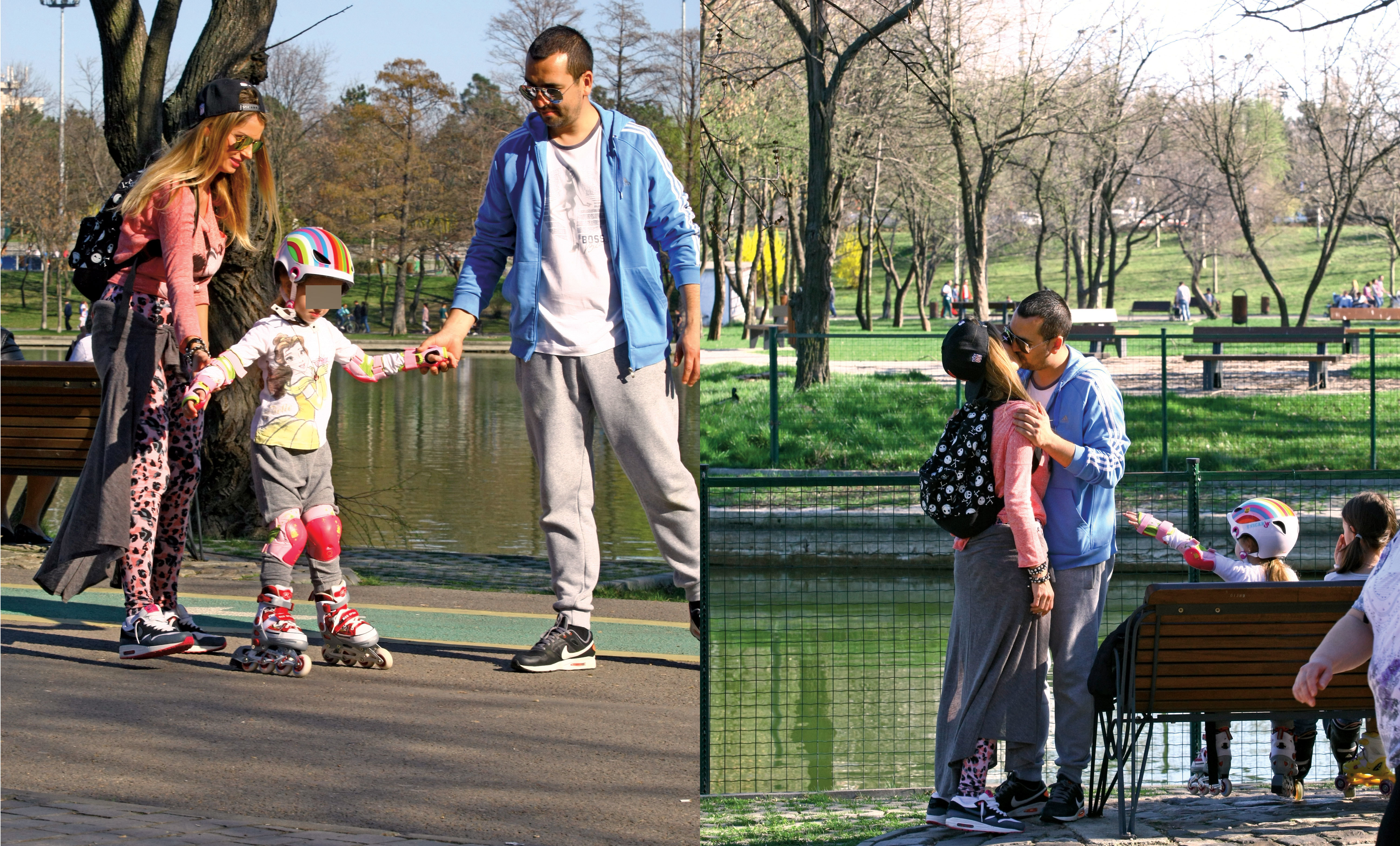 Andreea şi soţul ei,Lucian, şi-au început povestea de dragoste acum 20 de ani, pe vremea când ea era la liceu. În 2009 a apărut rodul iubirii celor doi, Sofia.