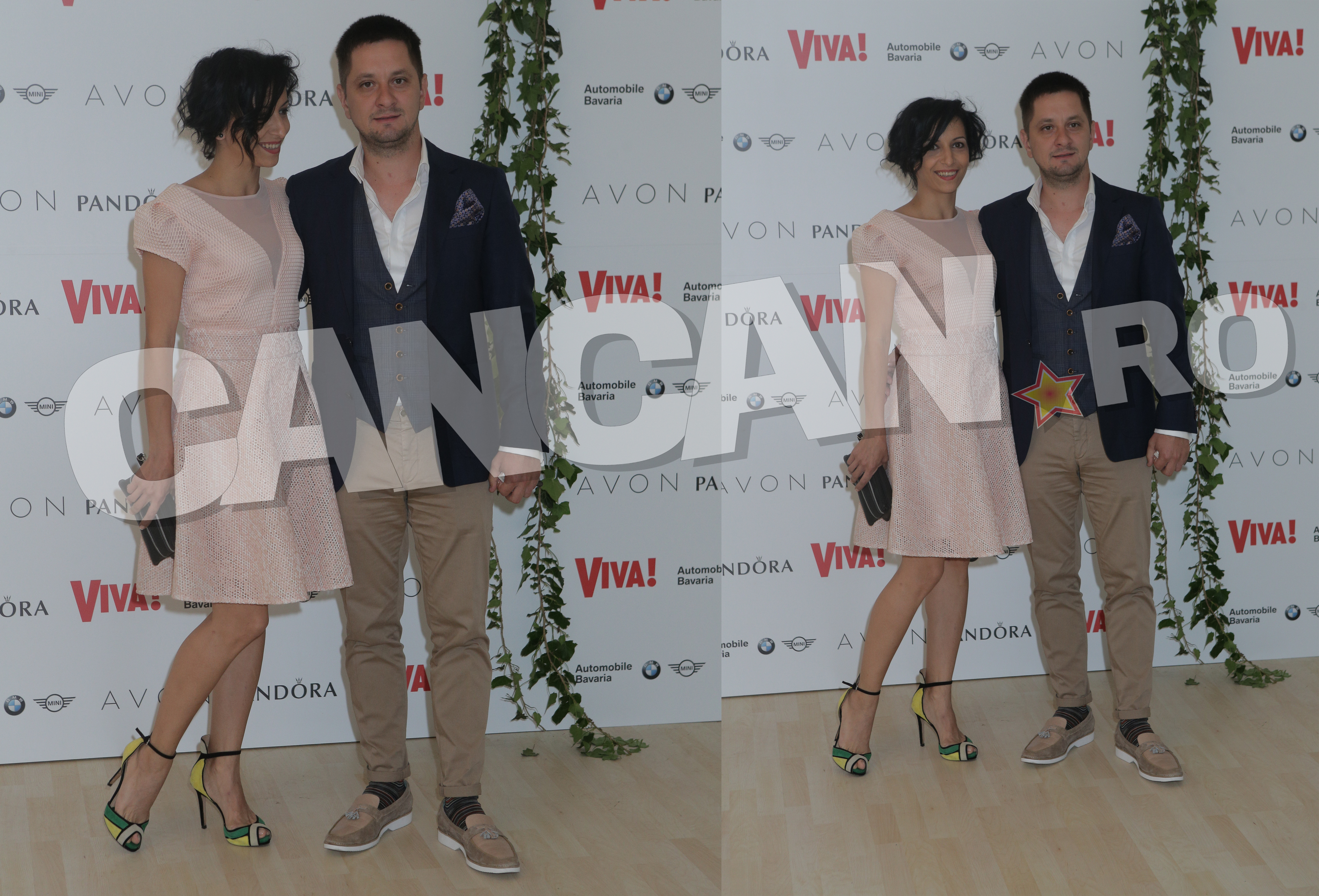 Octavian Strunilă s-a împăcat cu soţia sa, Oana şi au fost foarte tandri unul cu celălalt la petrecerea Viva.