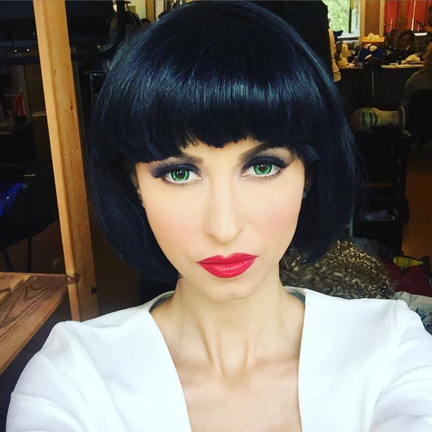 Aşa arată Andreea Bălan brunetă