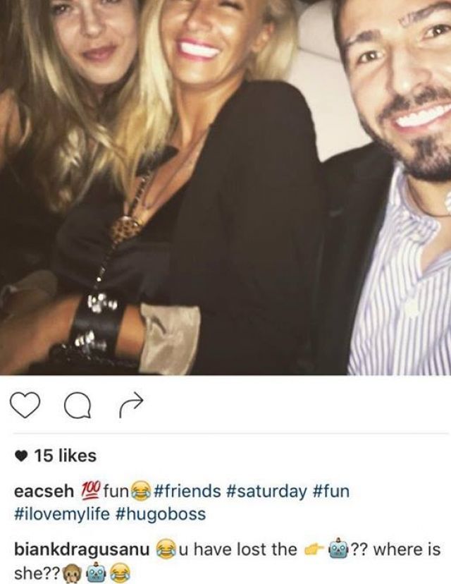 Acesta este comentariul Biancăi (sursa foto wowbiz)