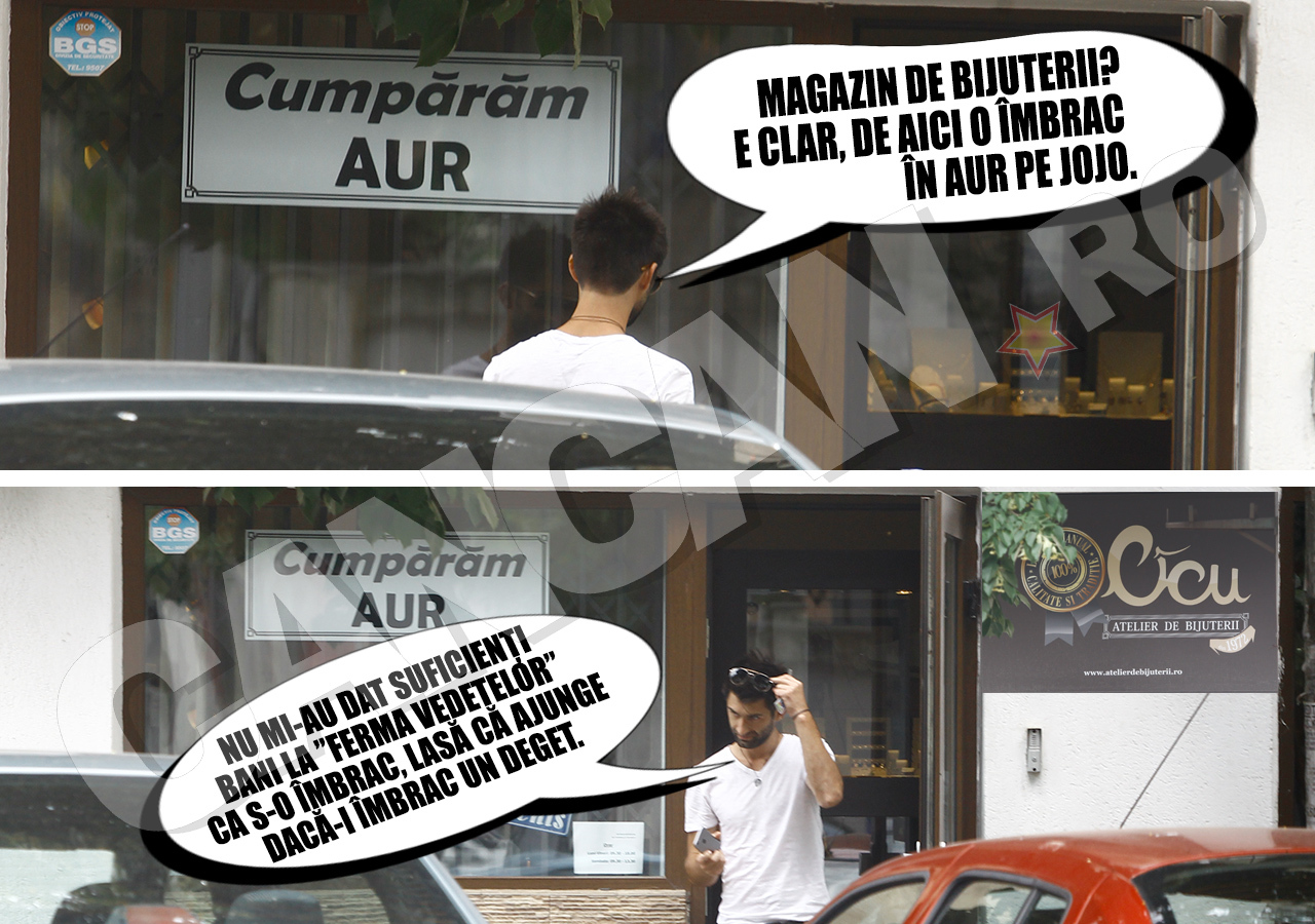 Paul Ipate prospectează piaţa, vizitând un atelier de bijuterii.