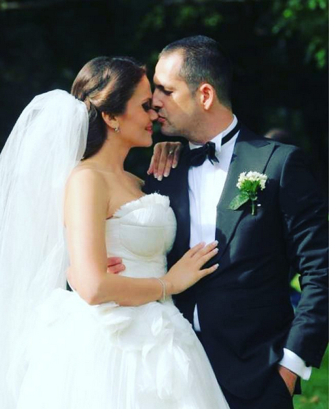 Mădălin Ionescu şi Cristina Şişcan au devenit soţ şi soţie acum cinci ani.
