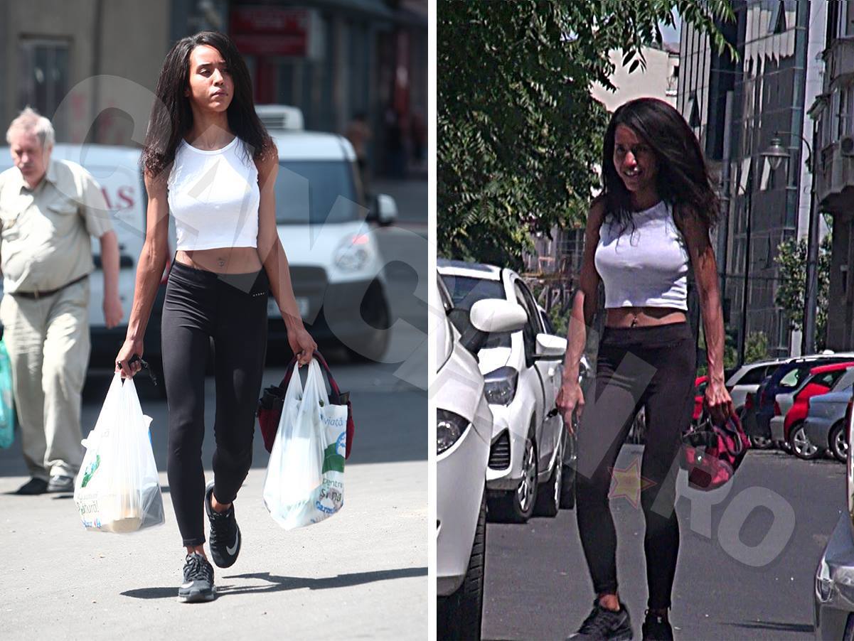 Fosta soţie a lui Alex Velea a mers la cumpărături. Femeia arată mai bine ca niciodată, semn că şi-a revenit după divorţ.