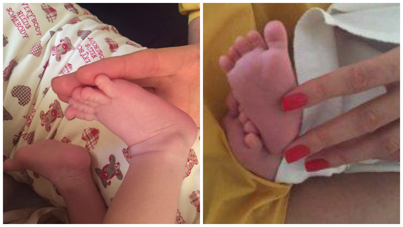 Copilul Valentinei Pelinel a moştenit trăsături de la ambii părinţi.