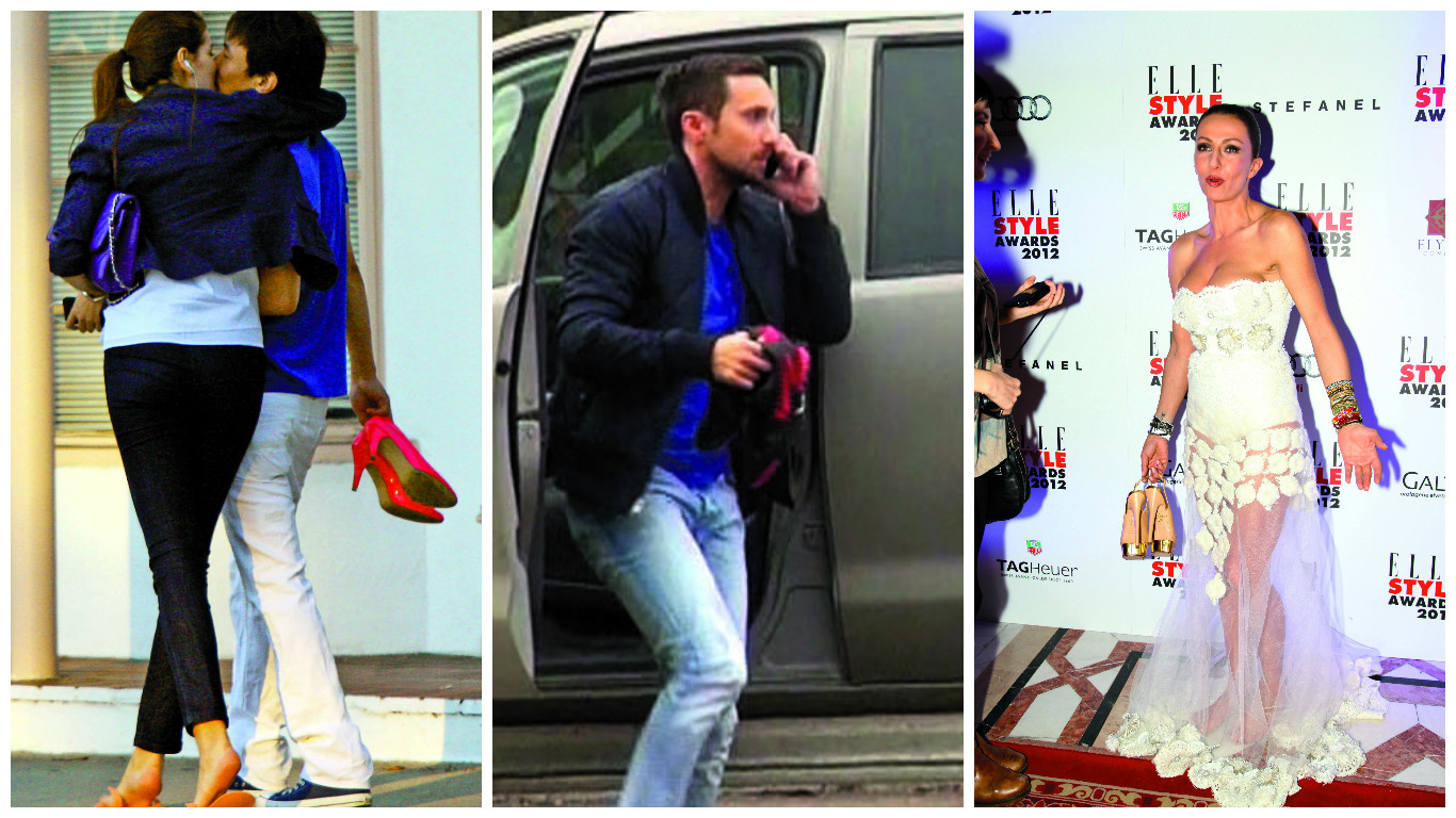 Se pare că plimbarea cu pantofii în mână nu este doar apanajul femeilor, ci şi al bărbaţilor