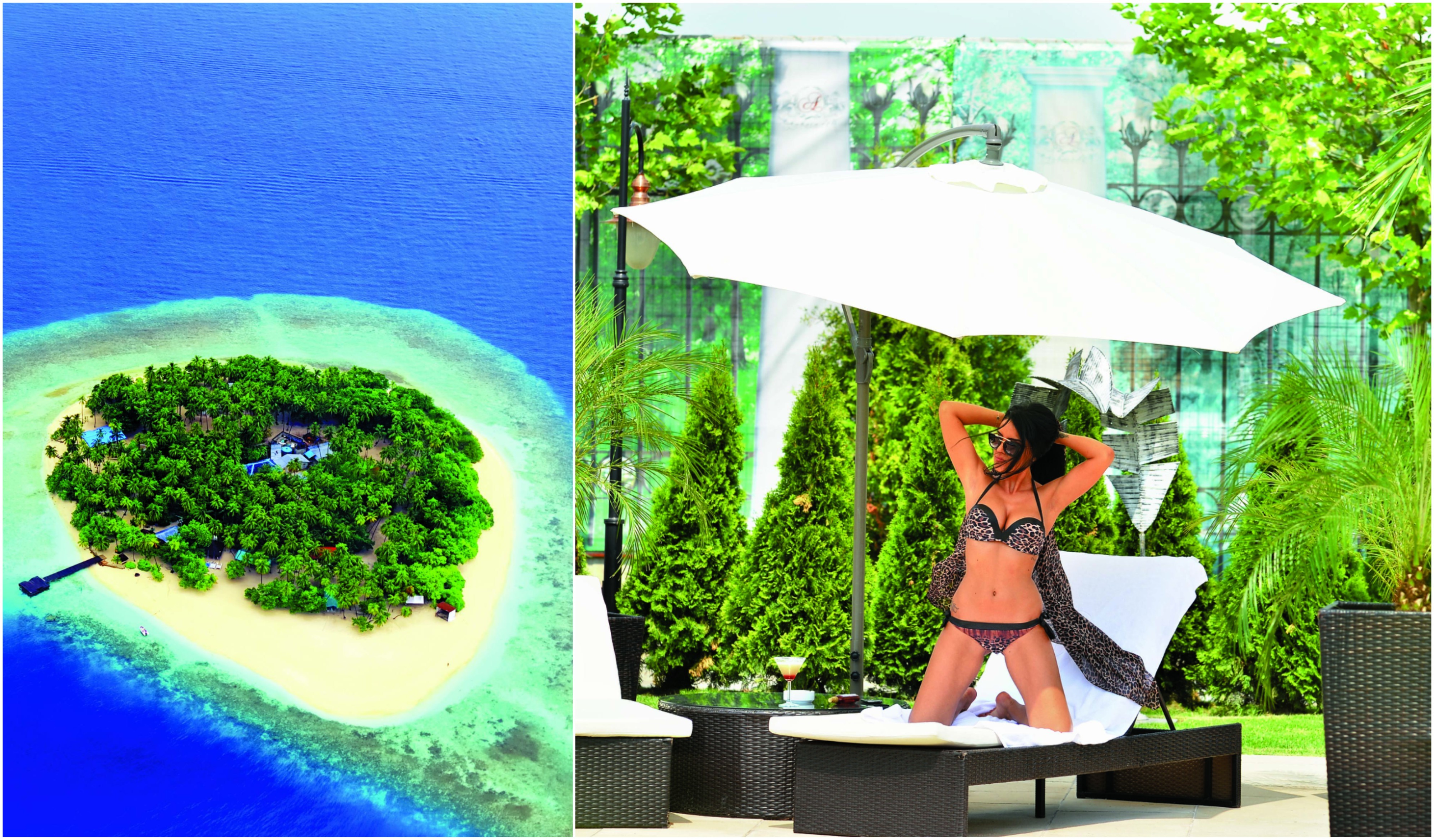 Adelina adoră plajele exotice