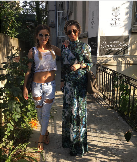 Anamaria Prodan a apărut îmbrăcată până în gât.