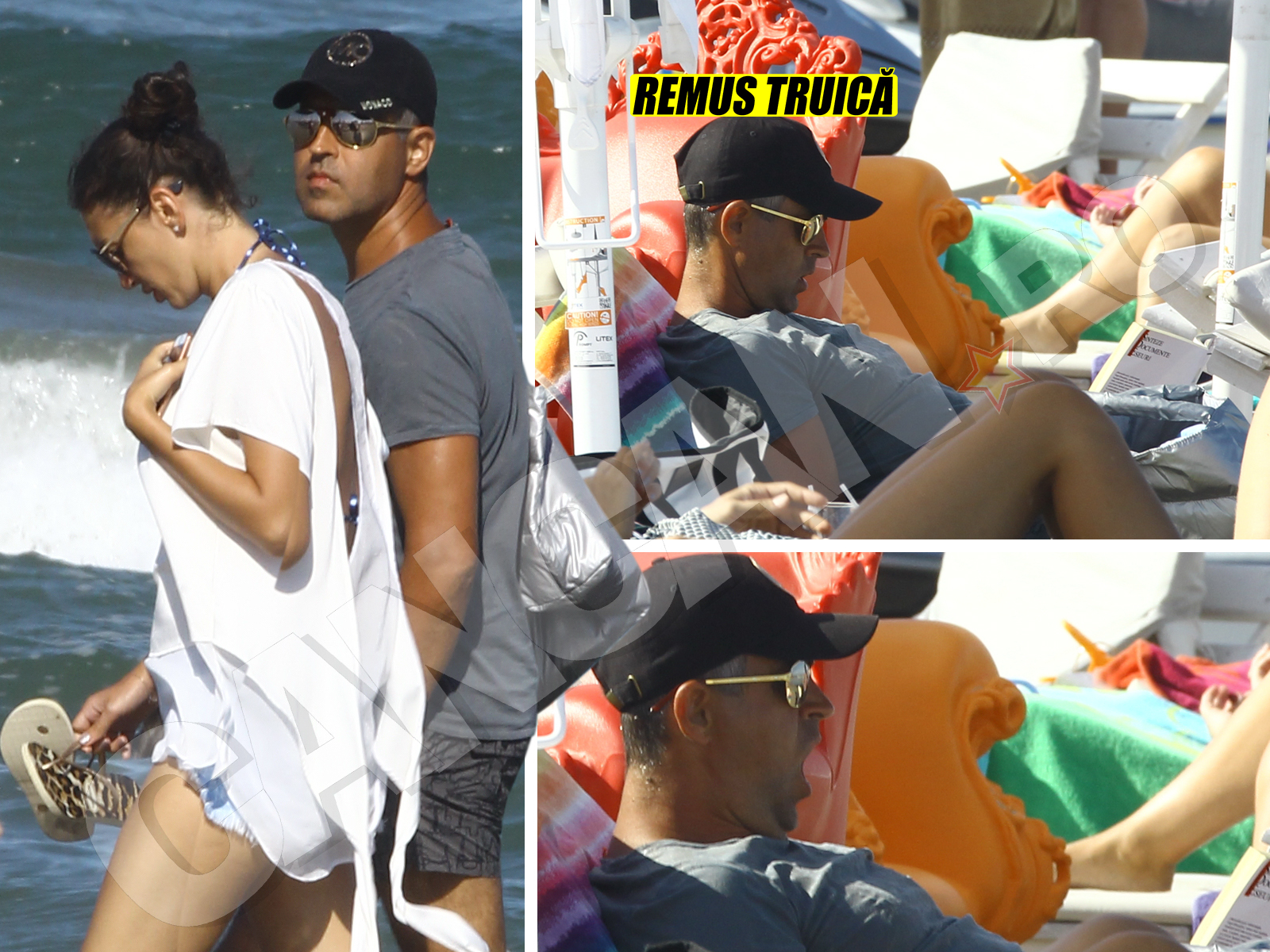 Remus Truică a fost prezent la mare alături de noua iubită, Diana Cîţu.
