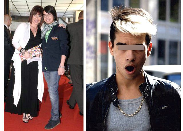 David, fiul adoptiv al Luminiţei Anghel.