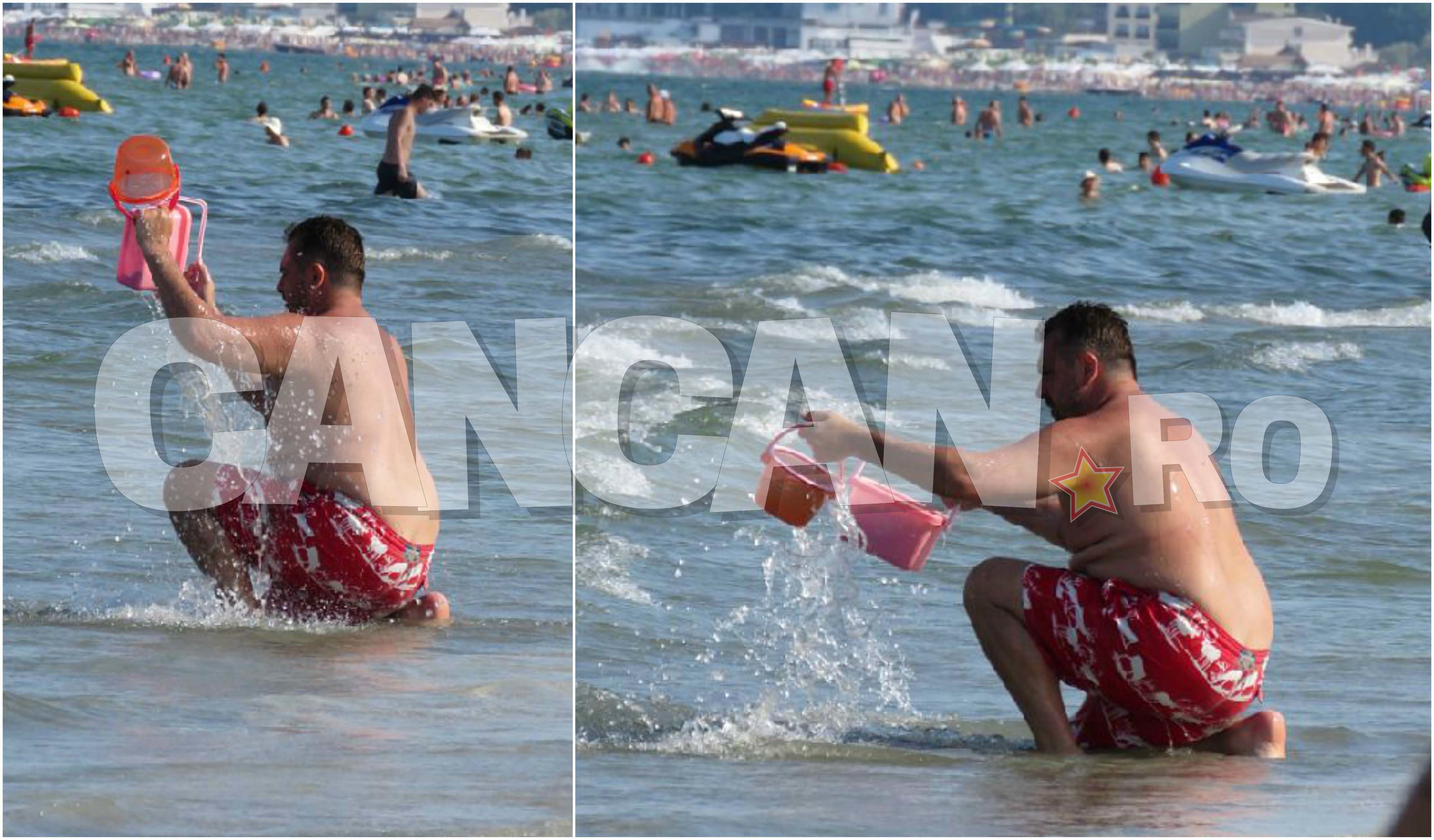 Horia Brenciu s-a distrat de minune pe litorar