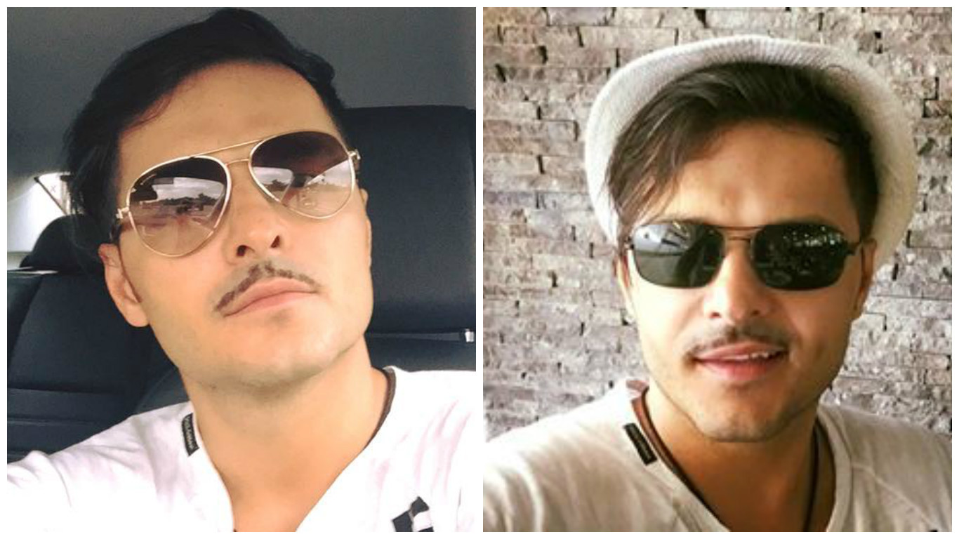 Liviu Vârciu şi-a lăsat mustaţă.