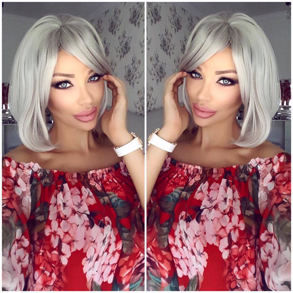 Bianca Drguşanu şi-a schimbat look-ul.