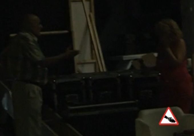 Iată o imagine din timpul scandalului