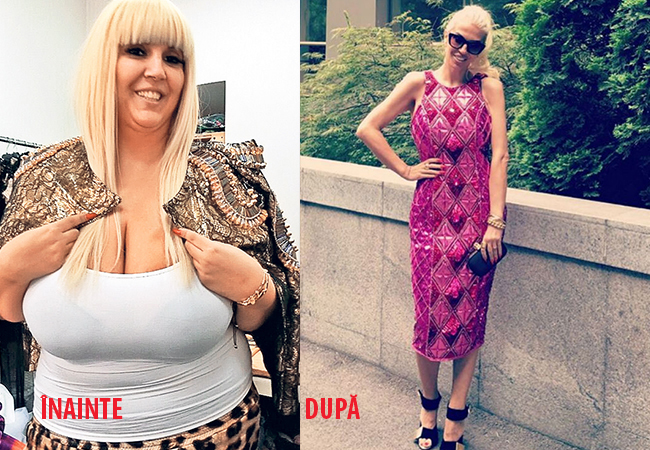 Raluca Bădulescu are o talie de viespe, după ce a slăbit 70 de kilograme.