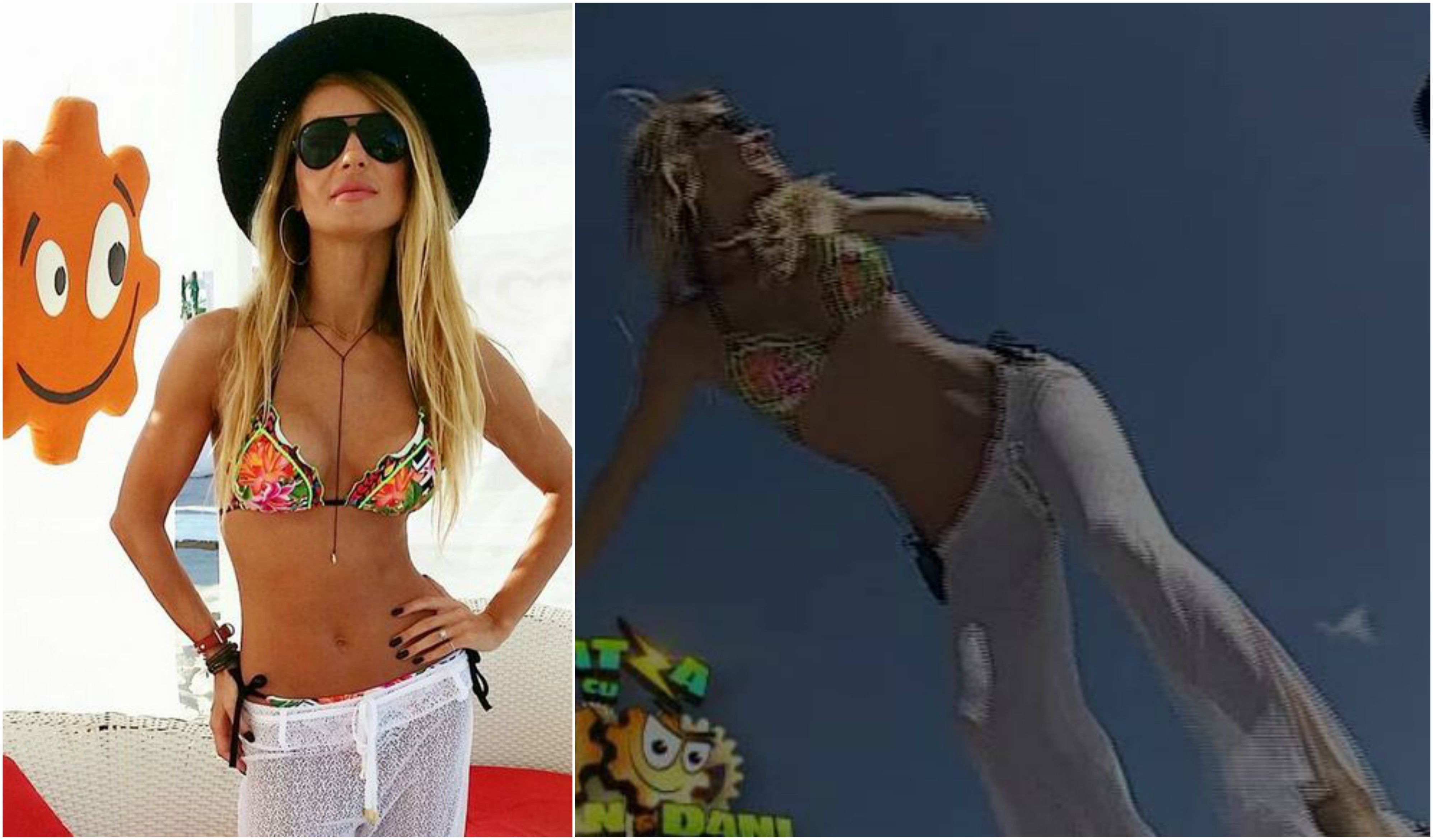 Flavia a dansat provocator minute în şir