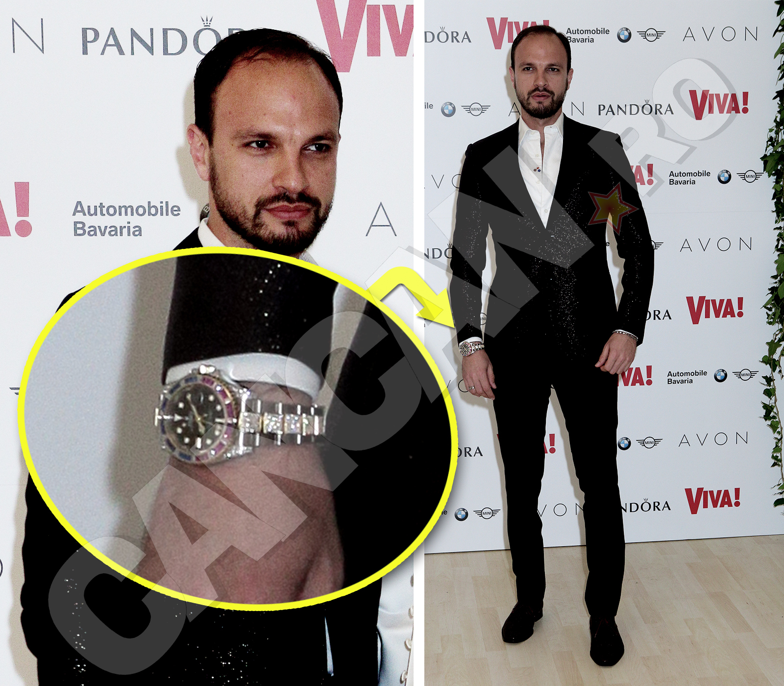 Doctorul are gusturi aparte: poartă Rolex  bătut în diamante.