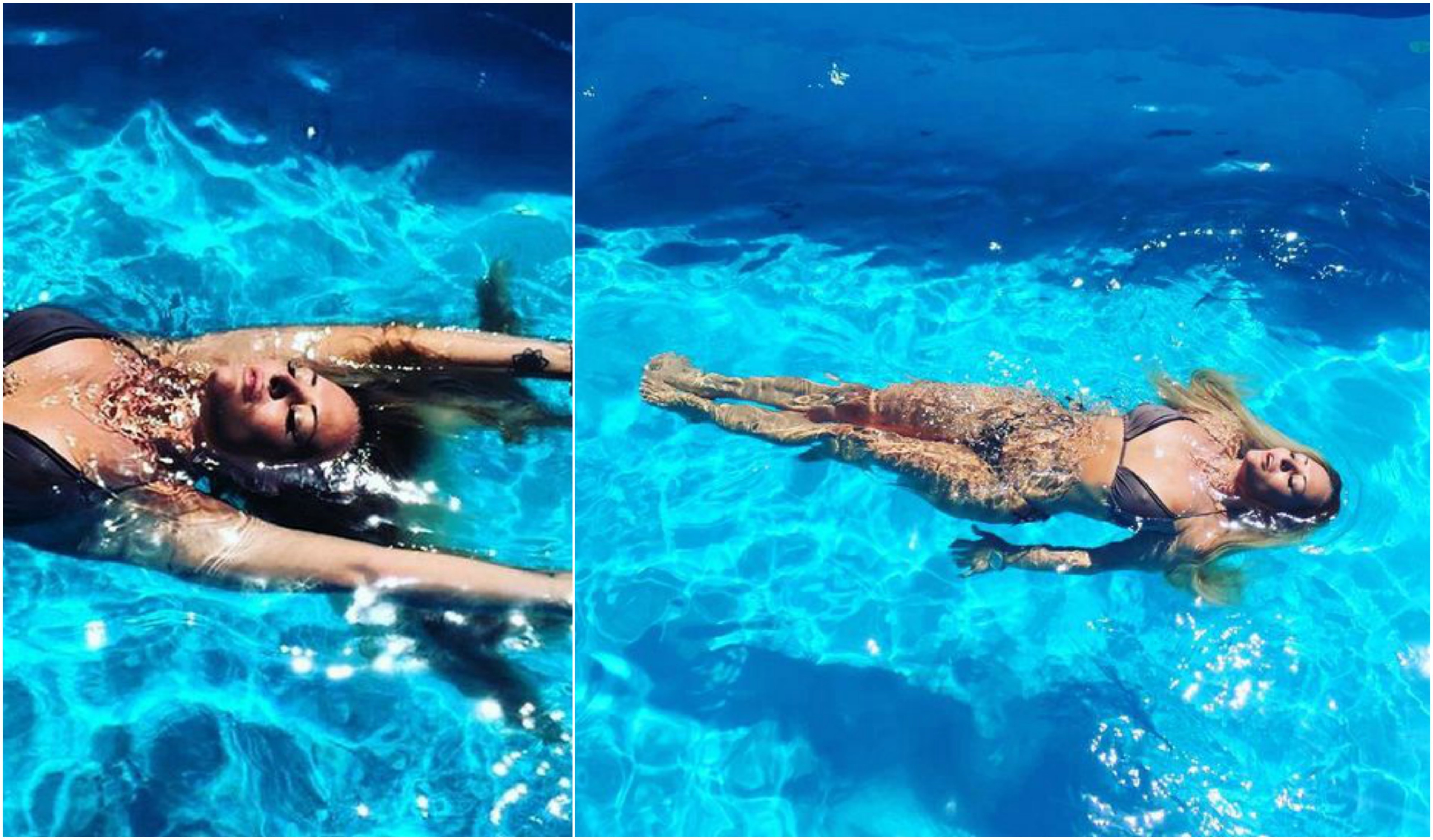 Delia s-a relaxat la piscină!