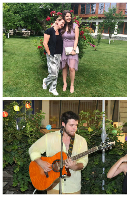 Copiii Monei Nicolici, Maria şi Vlad, au fiecare deprinderi artistice