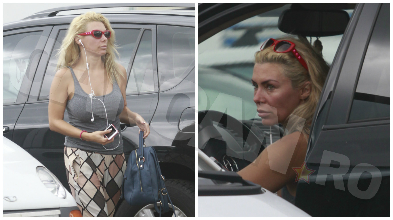 Jasmine a apărut nemachiată şi cu câteva kilograme în plus pe stradă.