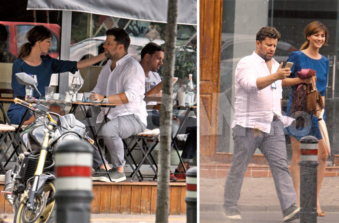 Connie îl atinge tandru pe obraz pe Cătălin