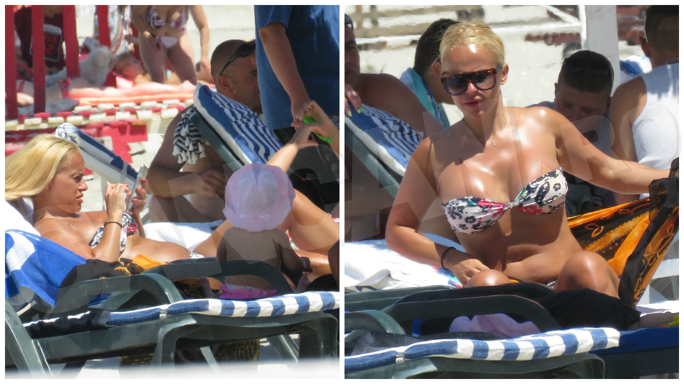 Anda Adam a rămascu câteva kilograme în plus după ce a născut.