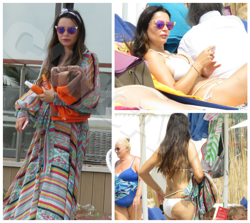 Brigitte Năstase s-a ''deghizat'' la plajă.