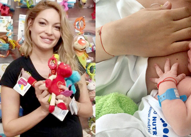 Valentina Pelinel i-a dăruit un băieţel lui Cristi Borcea