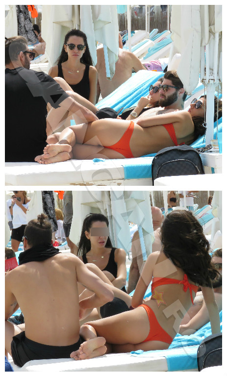 Raluca Ogică şi-a ''tratat'' logodnicul la plajă cu funduleţul.