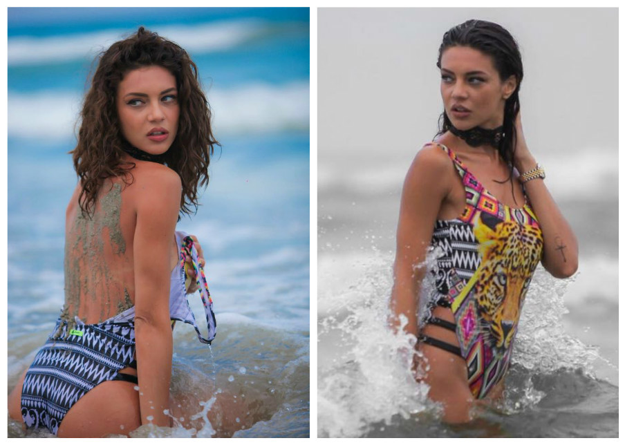 Cristina ICH a pozat sexy în mare.