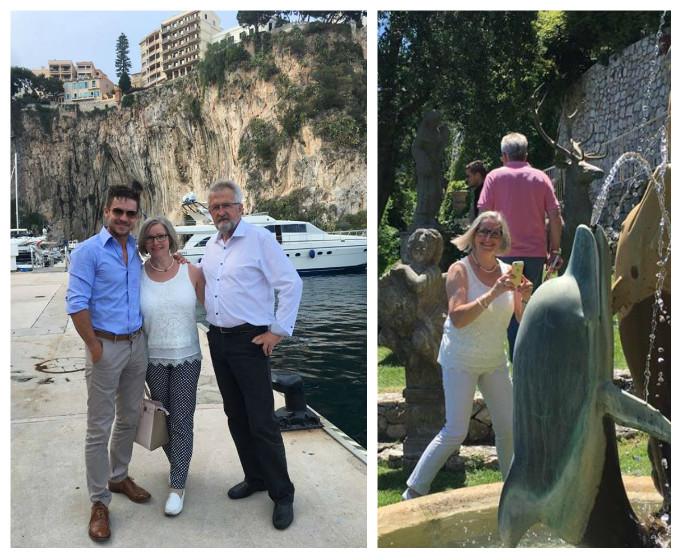 Mihaela Rădulescu, plimbare cu viitorii socri.