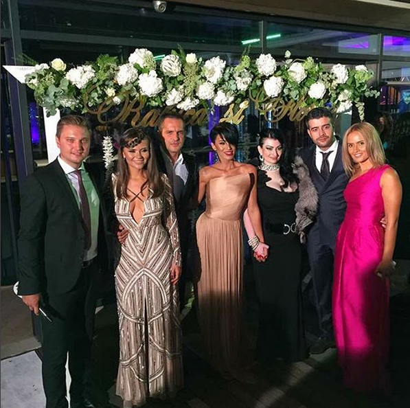 Adelina şi Mădălin Ionescum din nou împreună la nunta Ralucăi Bădulescu.