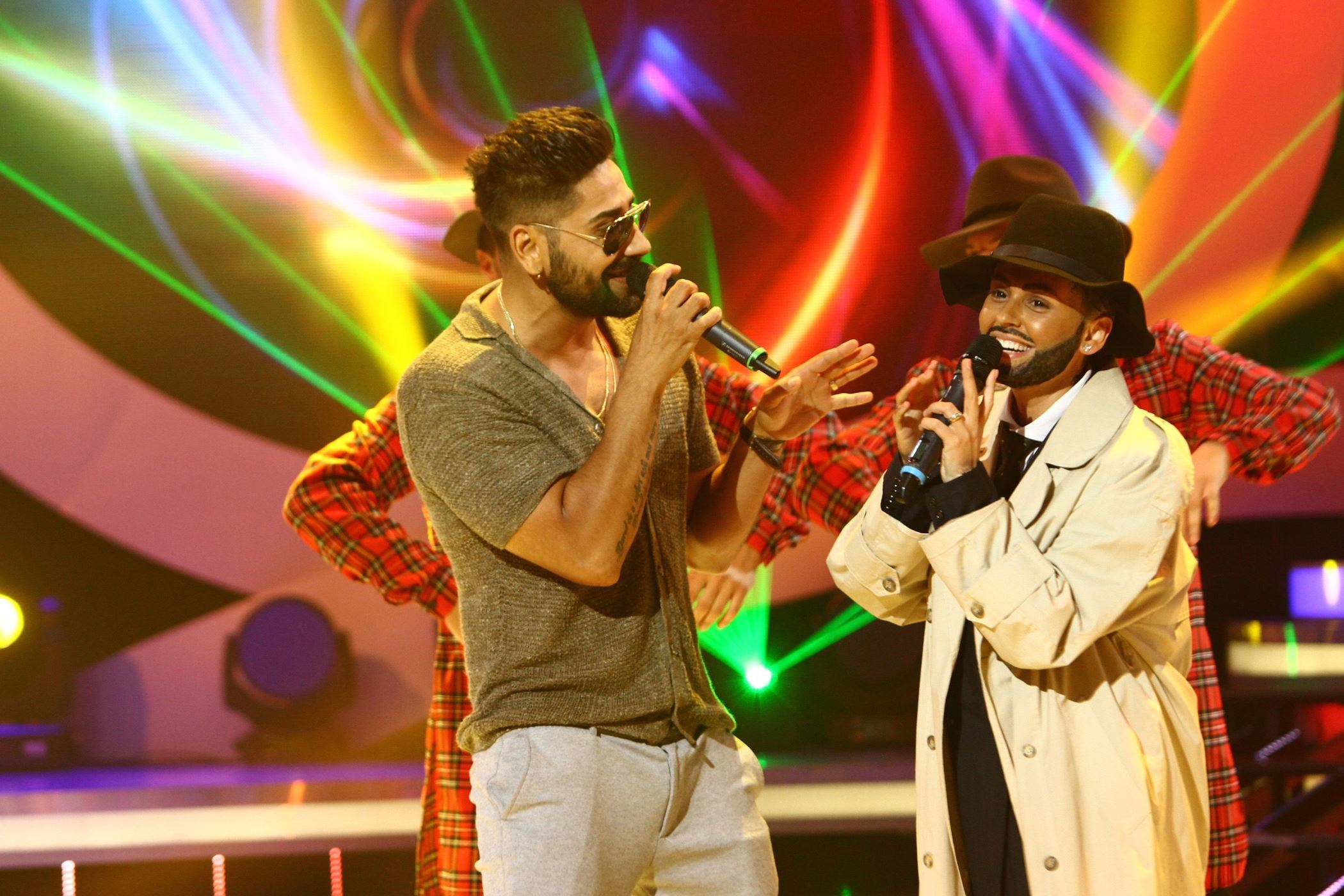 Msha îl imită pe soţul ei, Connect-R, la emisiunea ,,Te cunosc de undeva''.