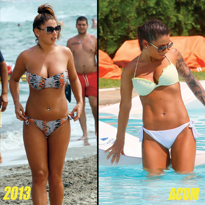 În 2013, Vancea cântărea aproape 60 de kilograme, iar acum a ajuns la 49.