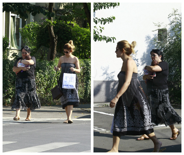 Amalia Enache este foarte fericită de când a devenit mămică.