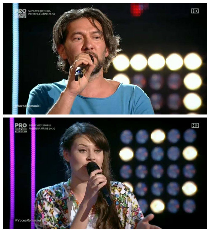 Bogdan Negroiu concurează cu iubita sa la Vocea României.