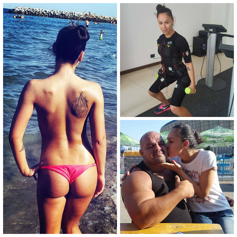 Bianca este pasionată de sport şi are o formă fizică de invidiat.