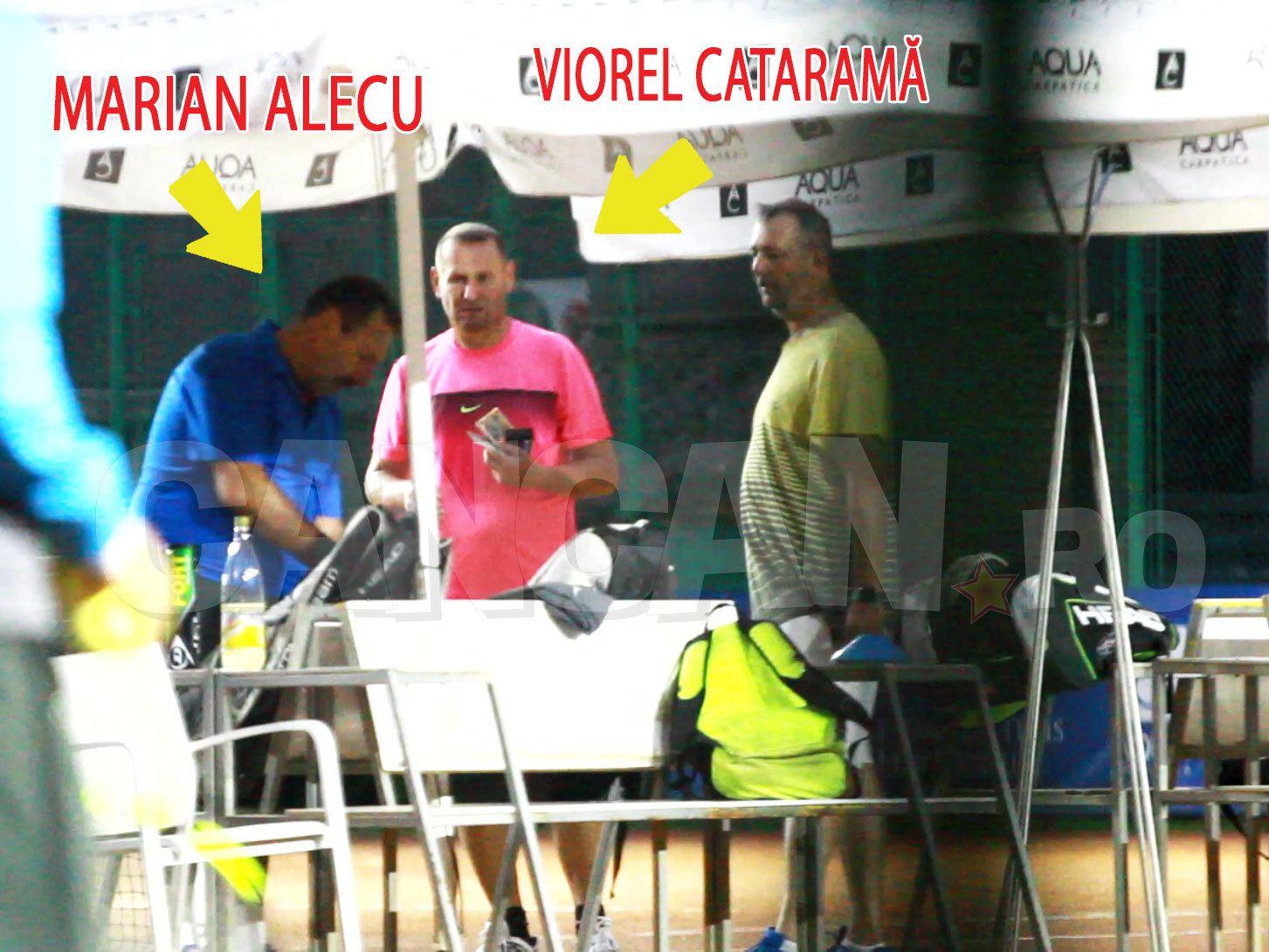 Catarama s-a întâlnit cu Marian Alecu la o partidă de tenis