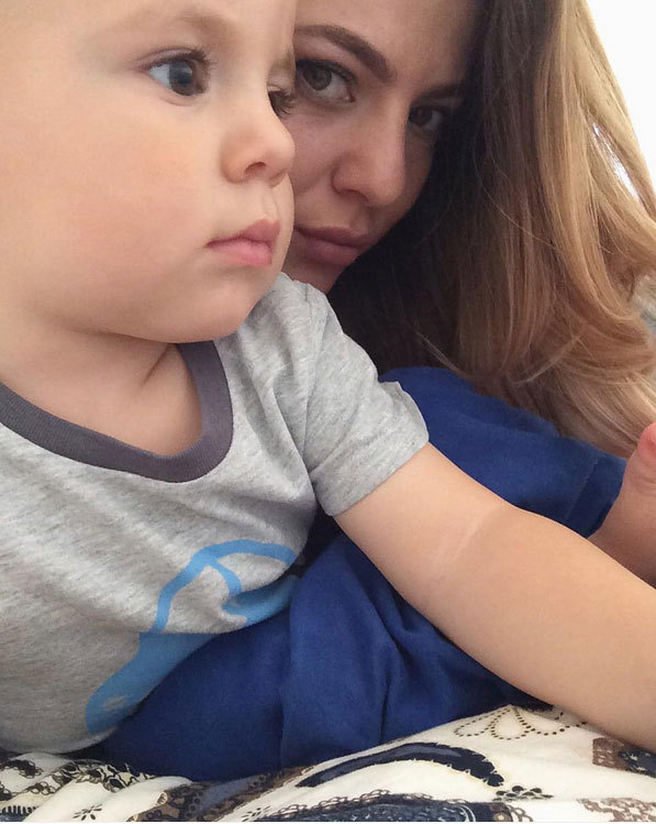 Lidia e topită după nepoţelul ei