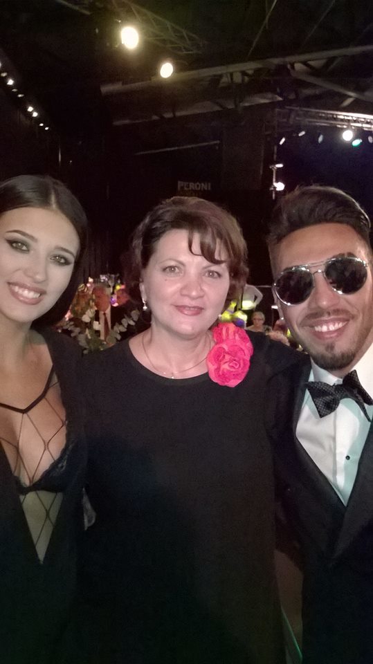 Antonia, alături de iubitul ei, Alex Velea şi mama Deliei, Gina Matache.