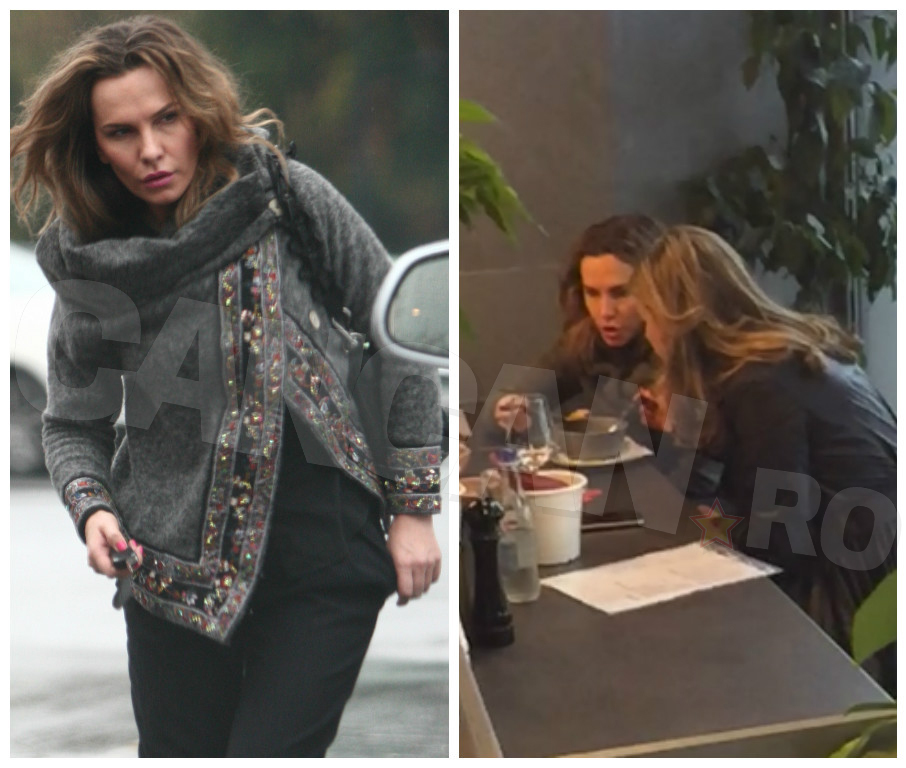 Anna Lesko şi  prietena ei au făcut ,,poştă'' un bol de ciorbă.