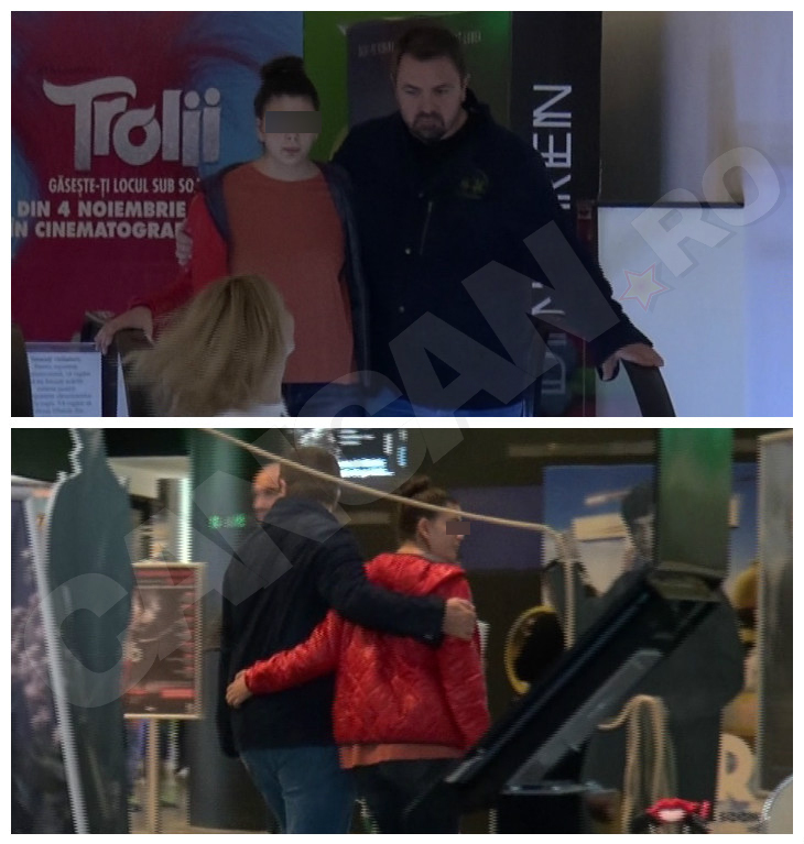 Horia Brenciu îşi duce fiica la film.