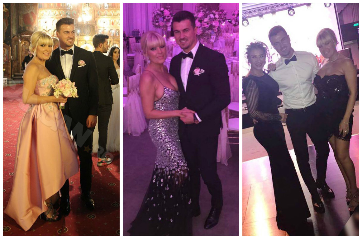 Elena Udrea a făcut senzaţie cu cele trei ţinute pe care le-a purtat la nunta lui Honorius Prigoană.