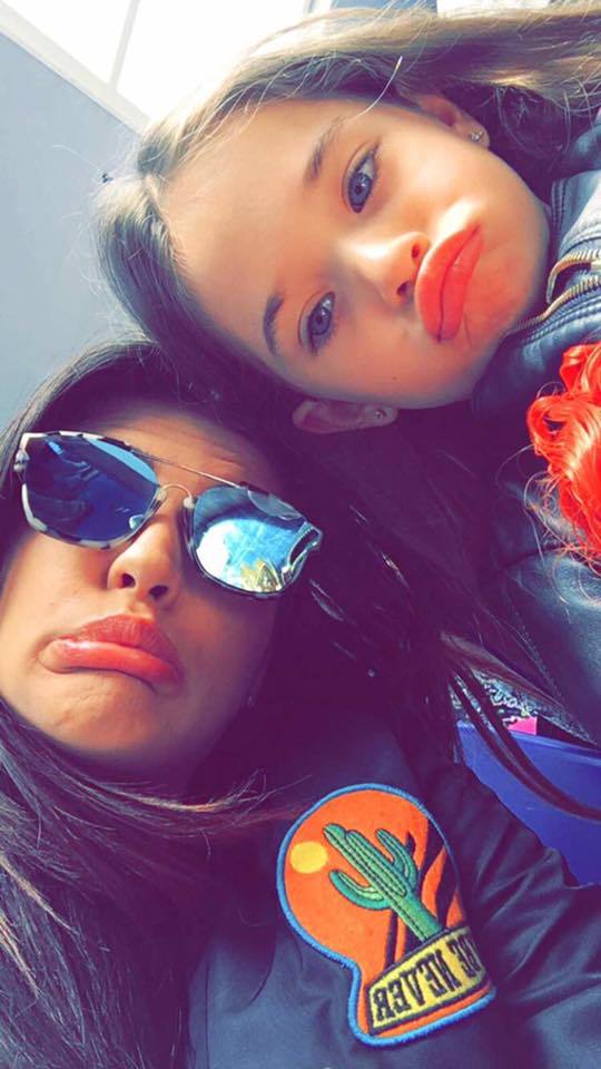 Antonia a petrecut momente frumoase alături de fetiţa ei, Maya.