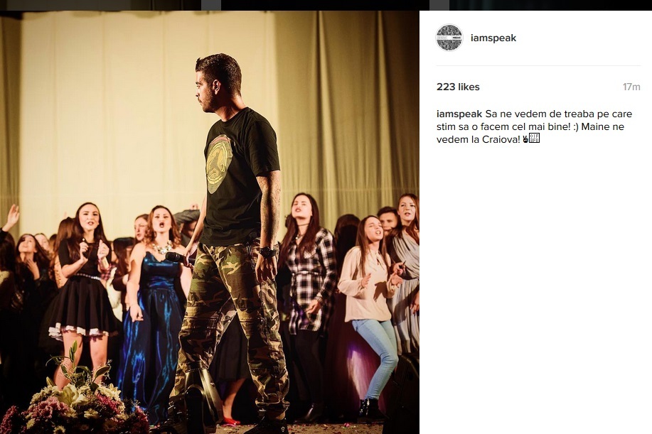 Speak, reacţie după mesajele Adelinei Pestriţu