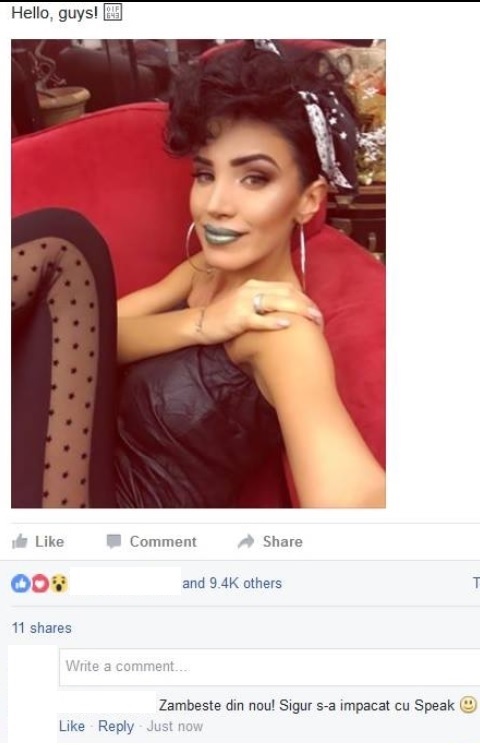 Adelina Pestriţu zâmbeşte din nou