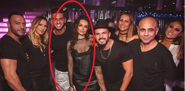 Dorian Popa, împreună cu iubita şi prietenii