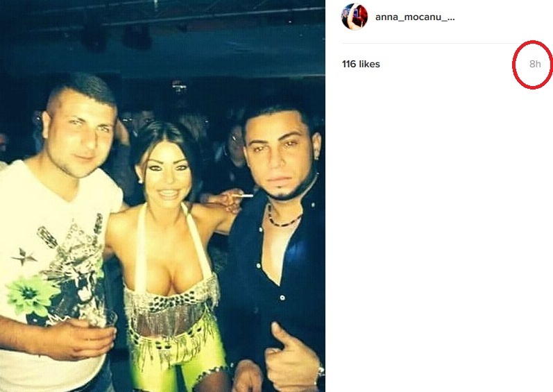 Ana Mocanu, pe când dansa în cluburi