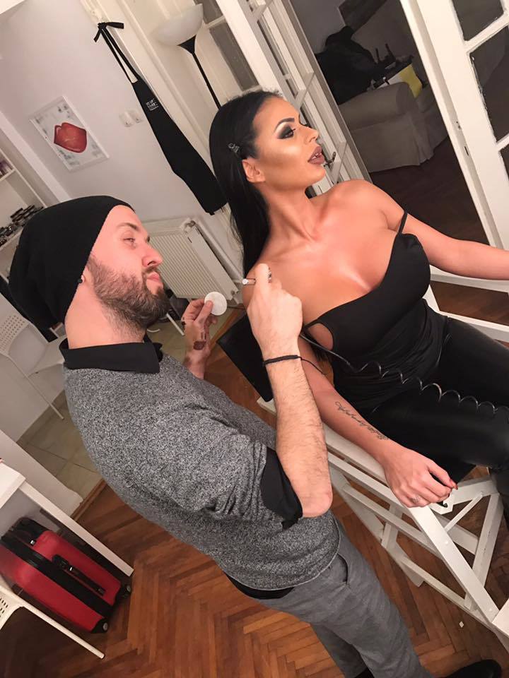 Renata Gheorghe, la make-up