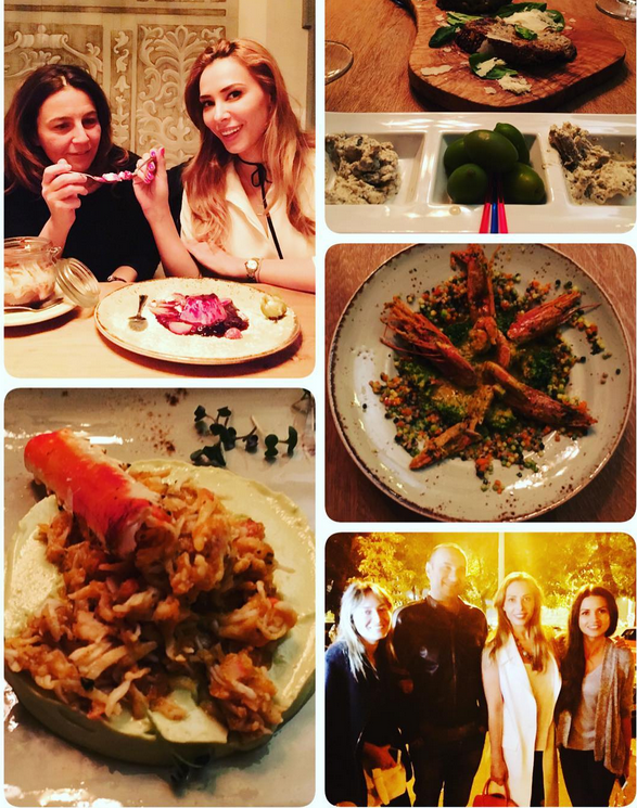 Iulia Vântur, cină relaxantă cu prietenii