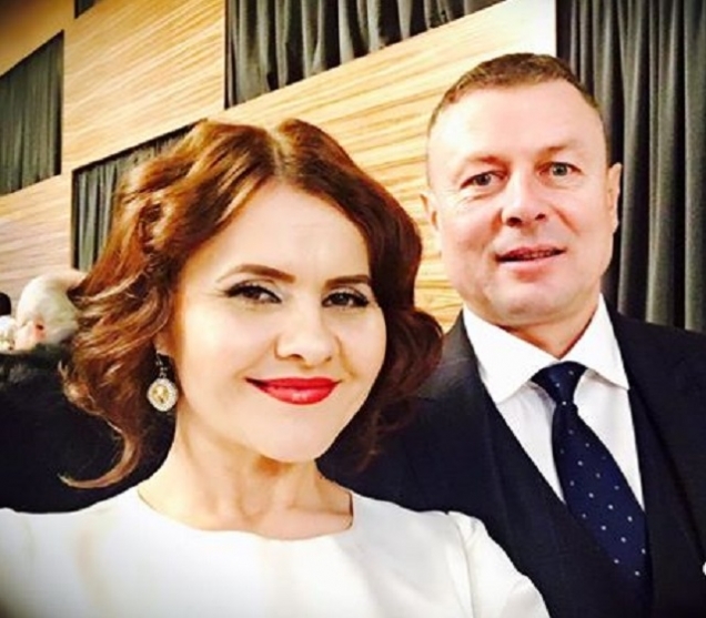 Niculina Stoican, împreună cu soţul ei, Vasile Stănescu